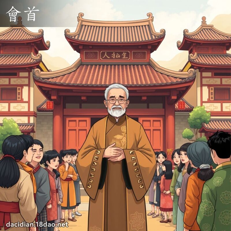 會首 - 國語大辭典配圖