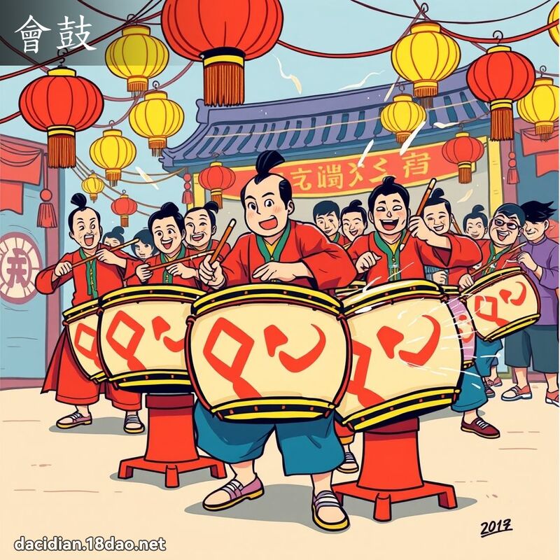 會鼓 - 國語大辭典配圖