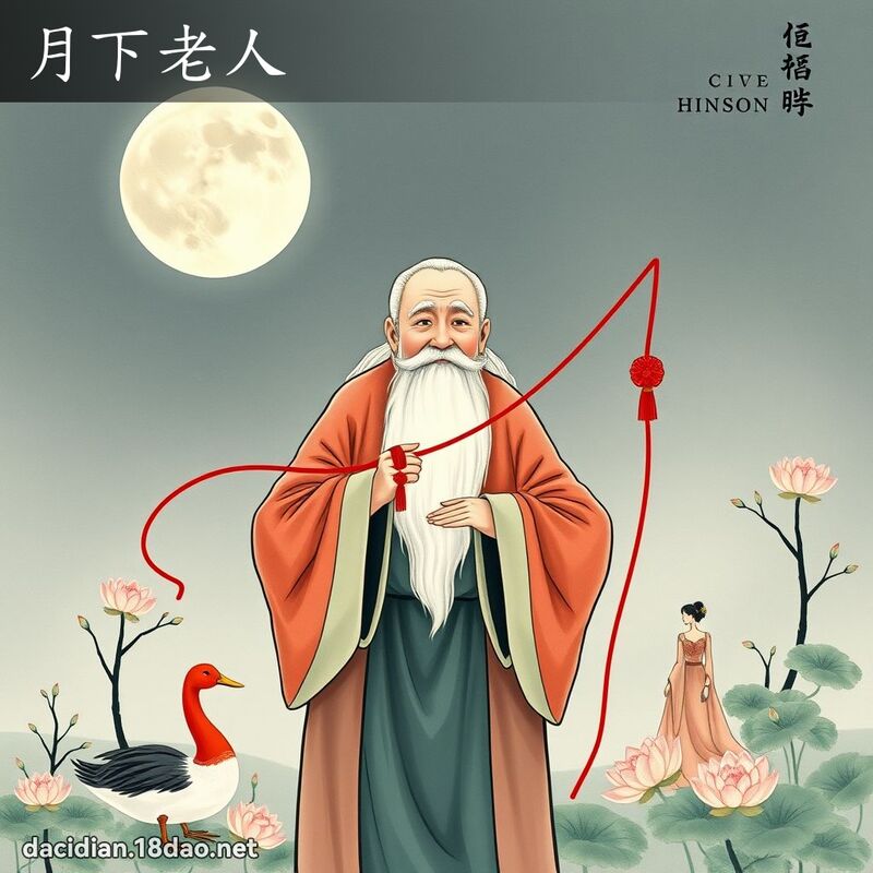 月下老人 - 國語大辭典配圖