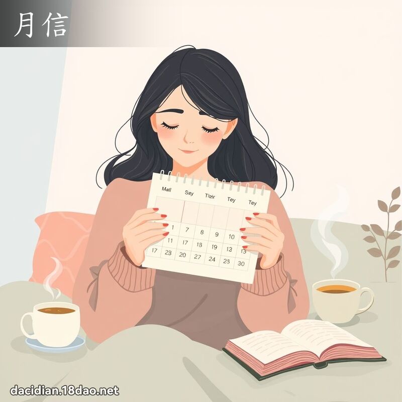 月信 - 國語大辭典配圖