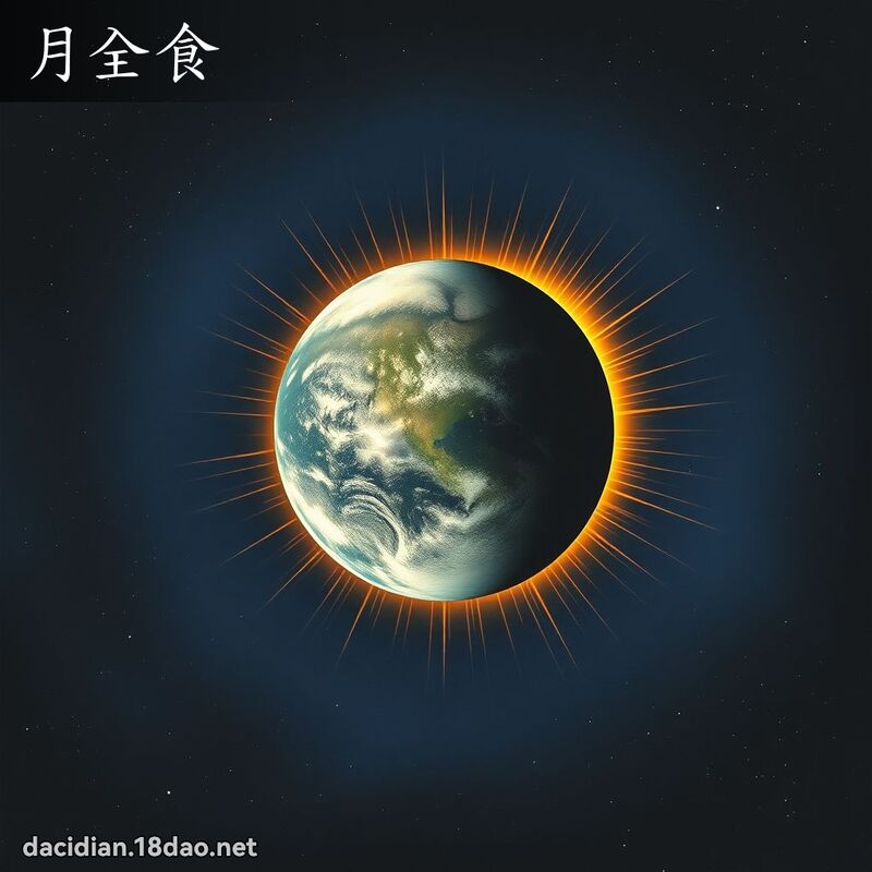 月全食 - 國語大辭典配圖
