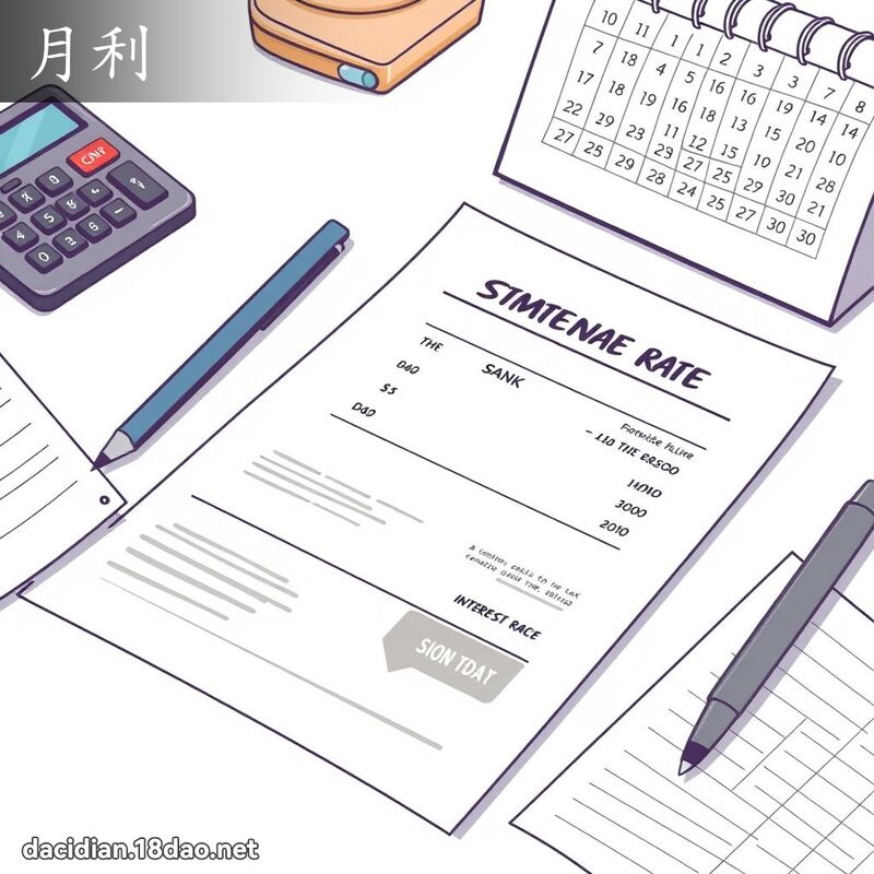 月利 - 國語大辭典配圖