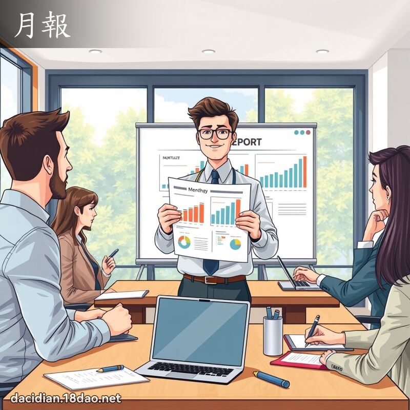 月報 - 國語大辭典配圖