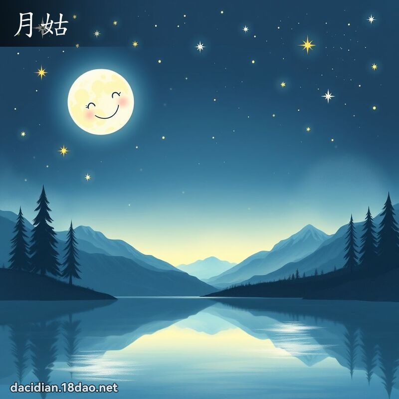 月姑 - 國語大辭典配圖