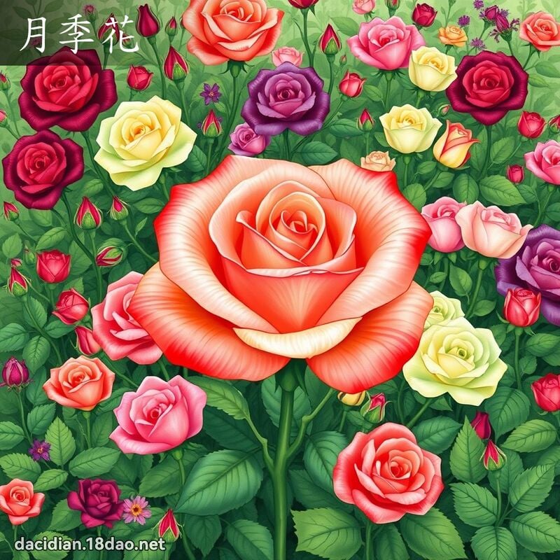月季花 - 国语大辞典配图