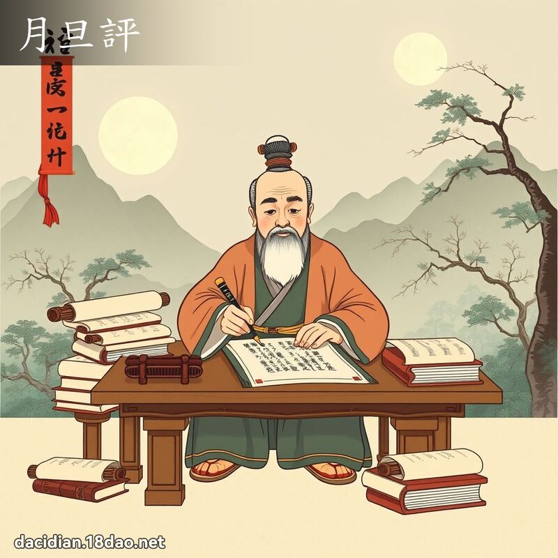 月旦评 - 国语大辞典配图
