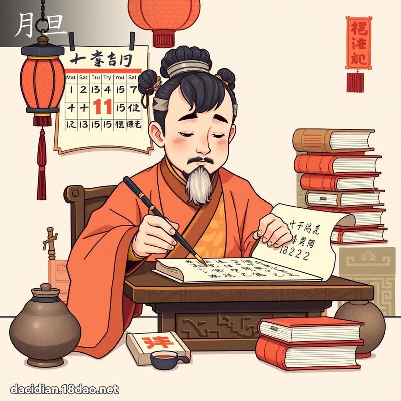 月旦 - 國語大辭典配圖