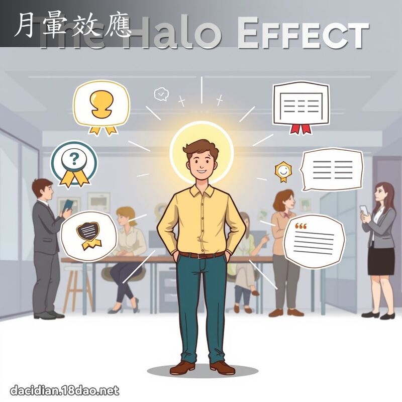 月暈效應 - 國語大辭典配圖