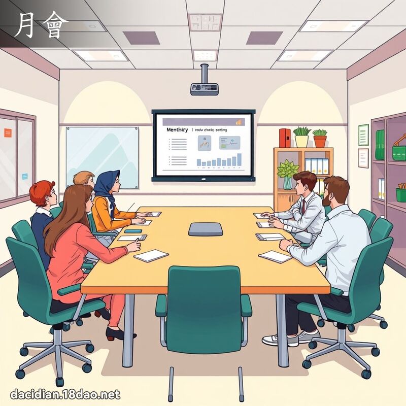 月會 - 國語大辭典配圖