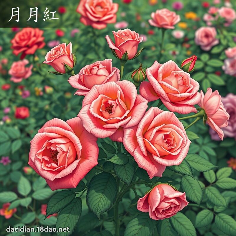 月月紅 - 國語大辭典配圖