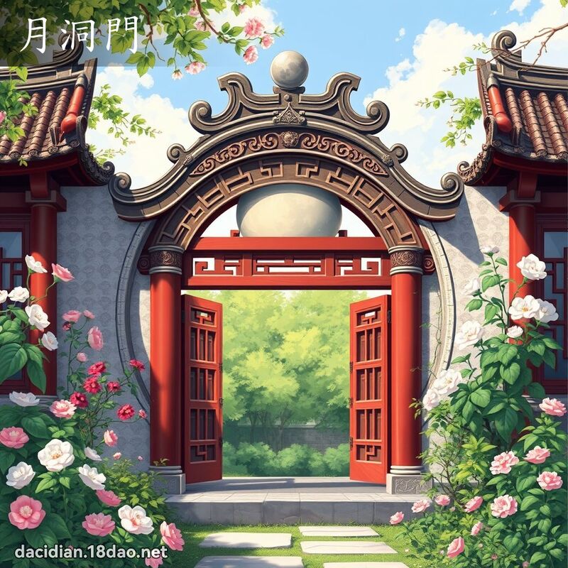 月洞門 - 國語大辭典配圖