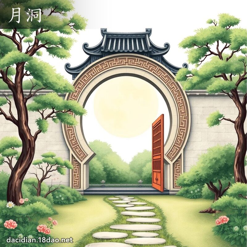 月洞 - 國語大辭典配圖