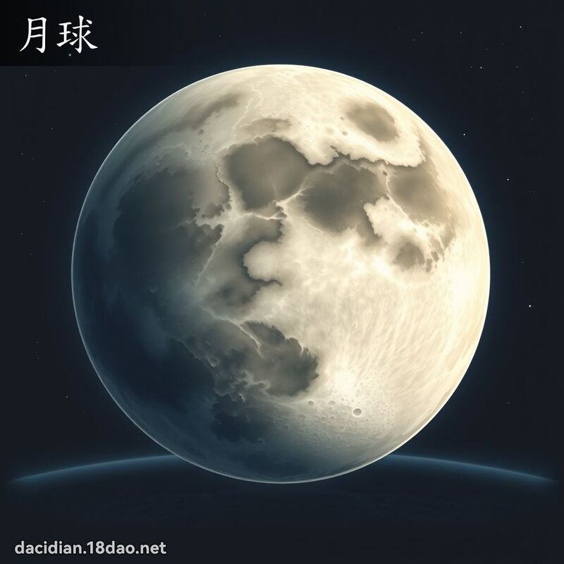 月球 - 国语大辞典配图