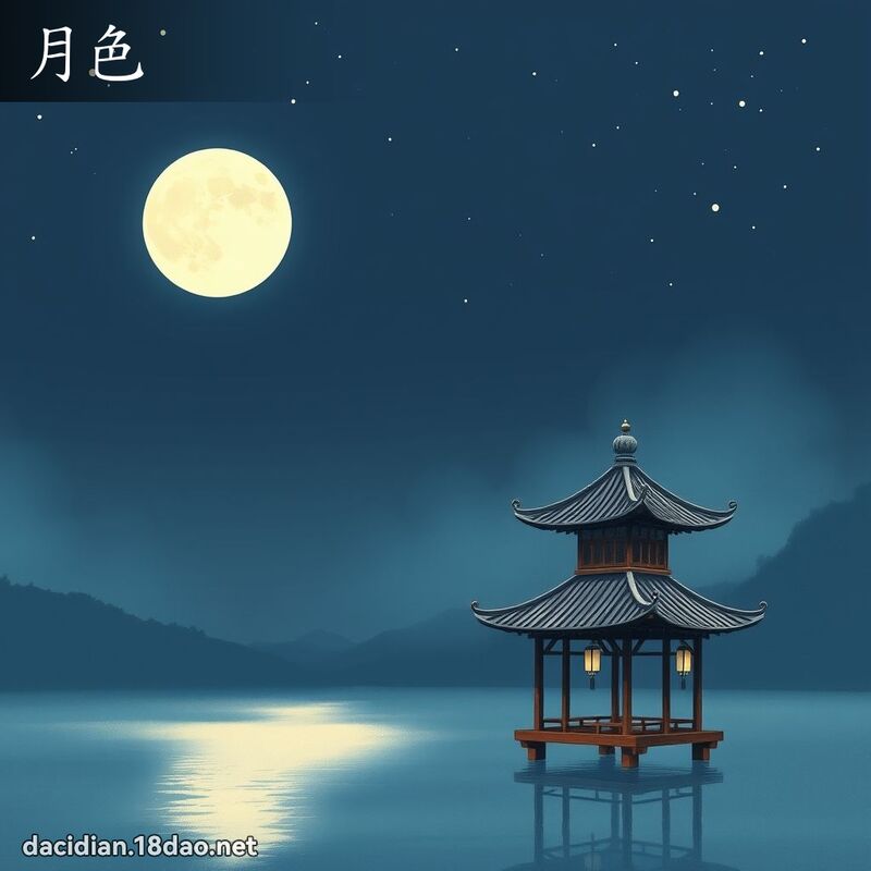 月色 - 國語大辭典配圖