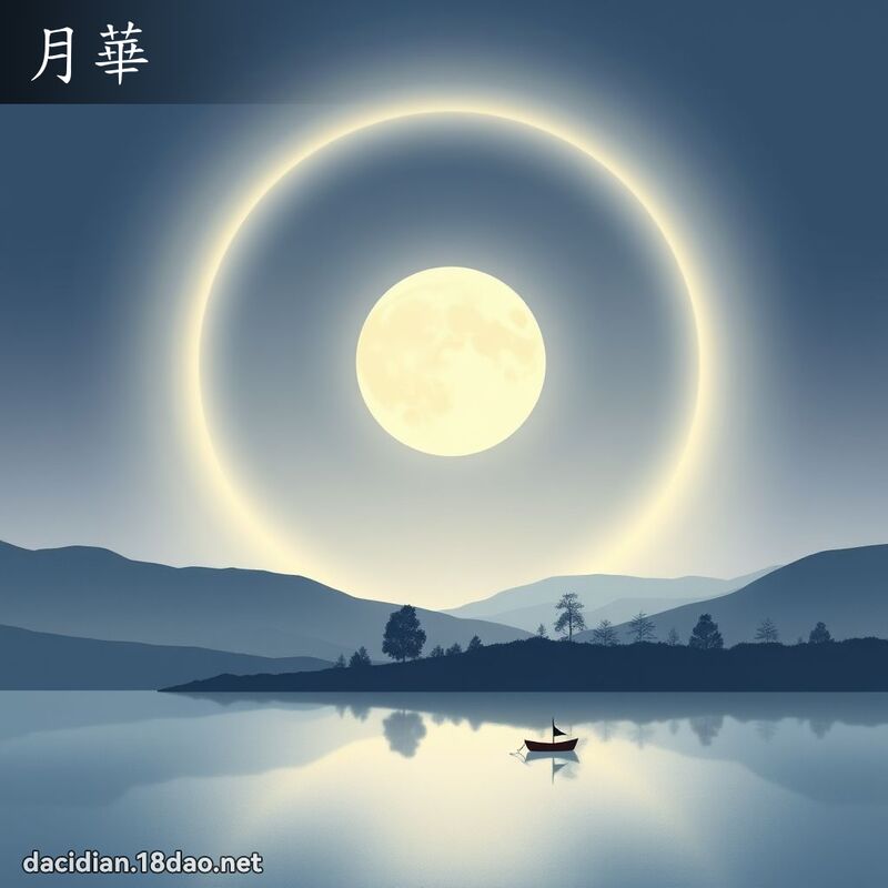 月華 - 國語大辭典配圖