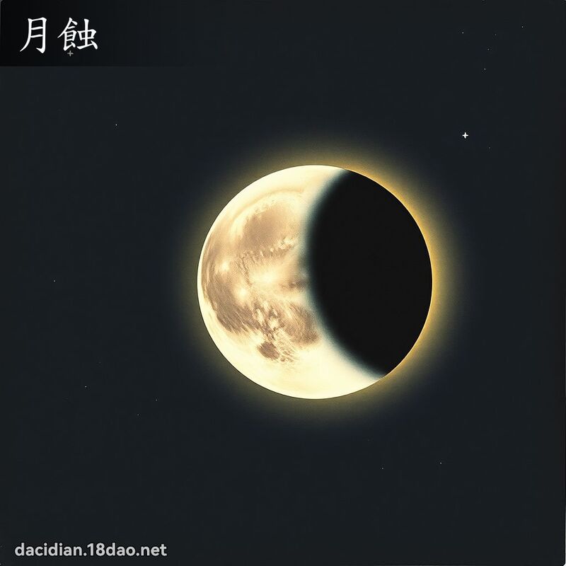 月蚀 - 国语大辞典配图