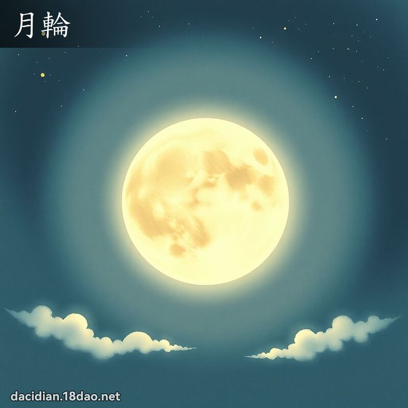 月輪 - 國語大辭典配圖