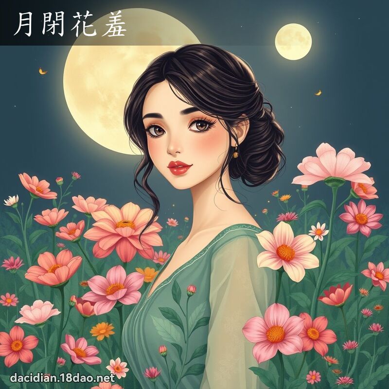 月闭花羞 - 国语大辞典配图
