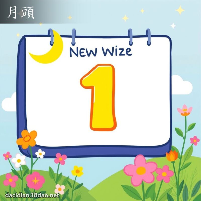 月头 - 国语大辞典配图