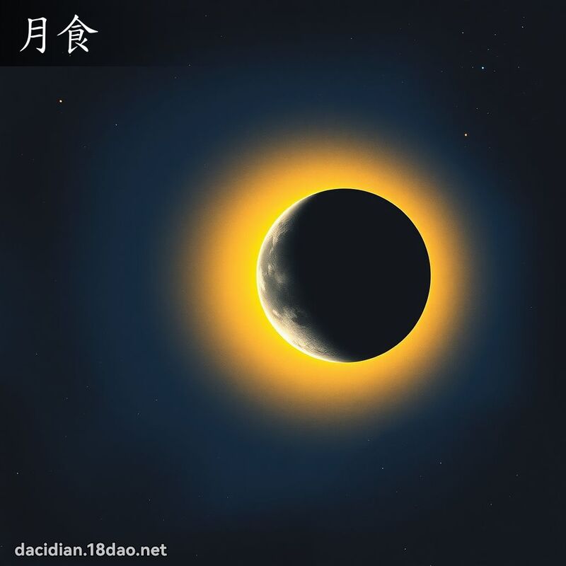月食 - 國語大辭典配圖