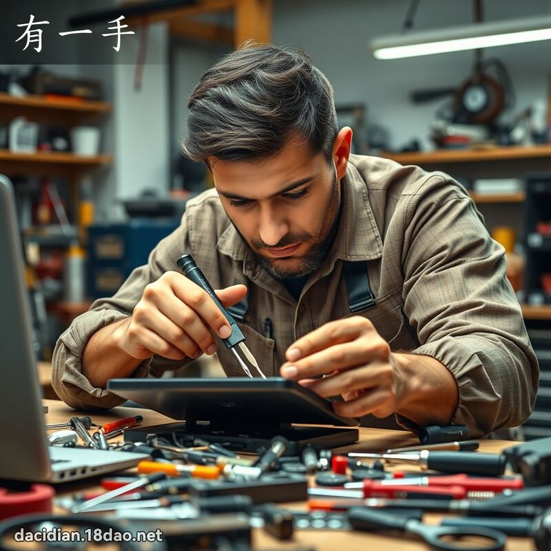 有一手 - 國語大辭典配圖