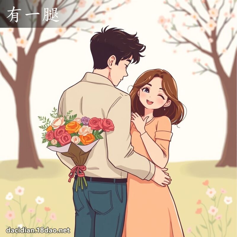 有一腿 - 国语大辞典配图