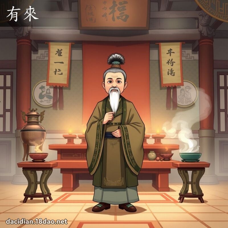 有來 - 國語大辭典配圖