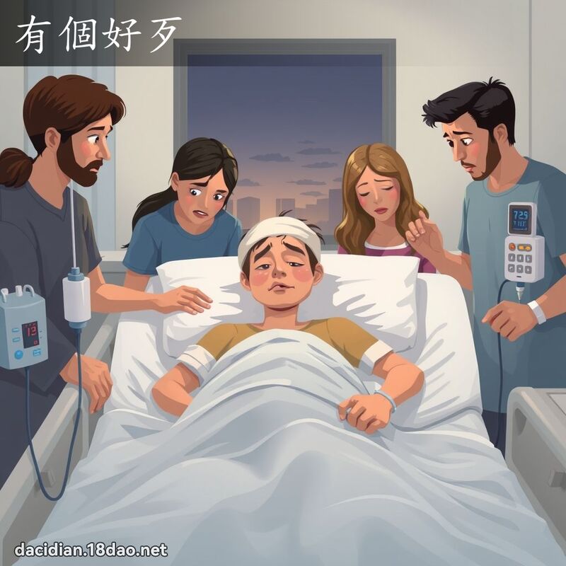 有個好歹 - 國語大辭典配圖