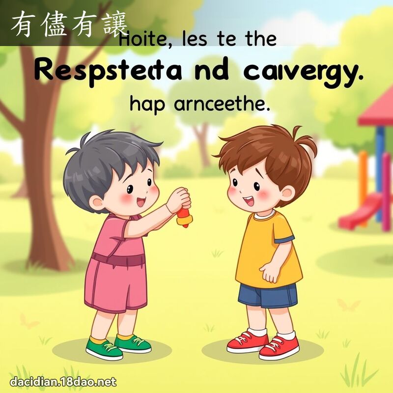 有儘有讓 - 國語大辭典配圖