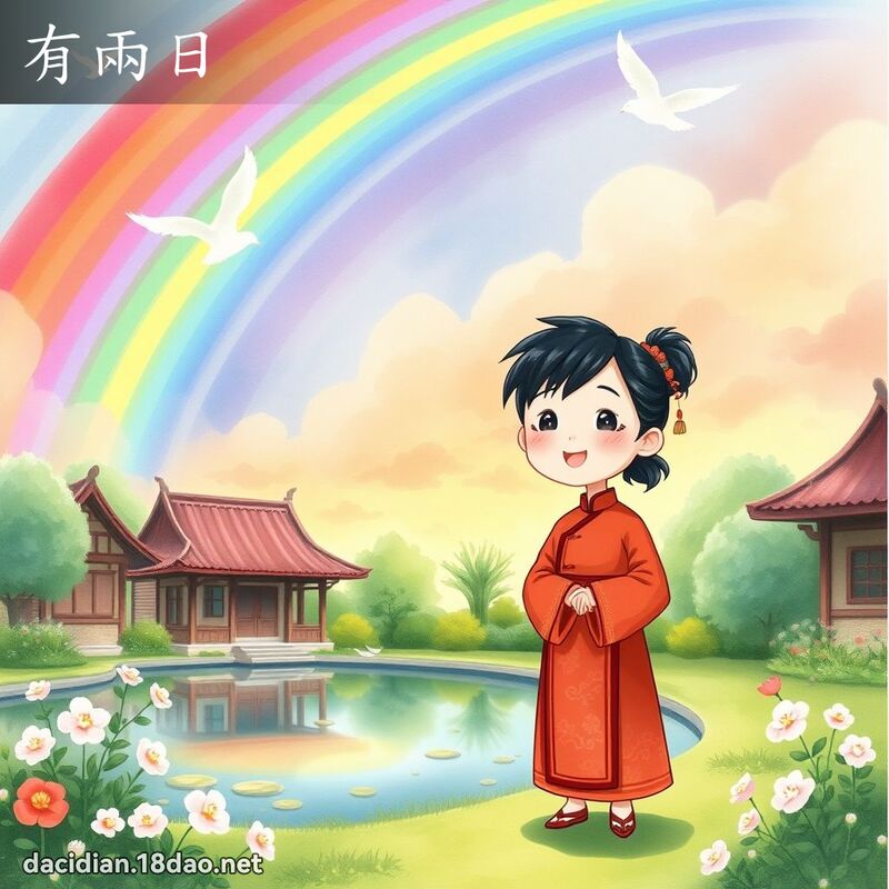 有两日 - 国语大辞典配图