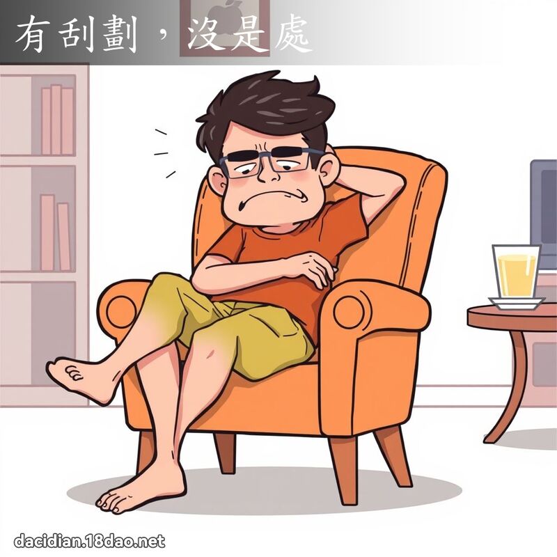 有刮划，没是处 - 国语大辞典配图