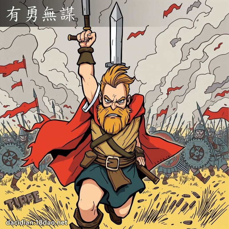 有勇無謀 - 國語大辭典配圖