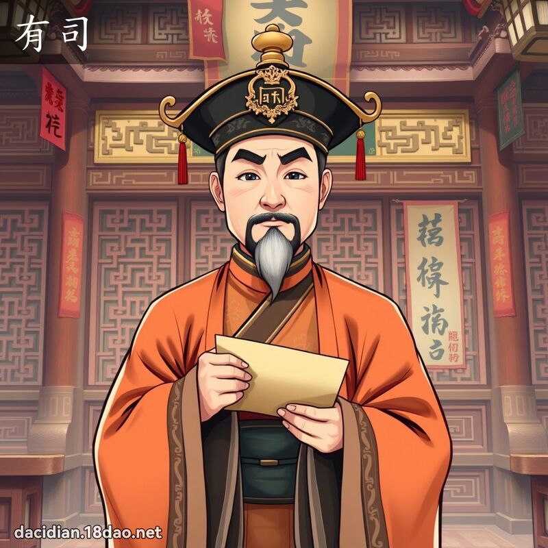 有司 - 国语大辞典配图