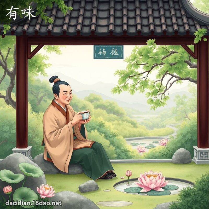 有味 - 国语大辞典配图