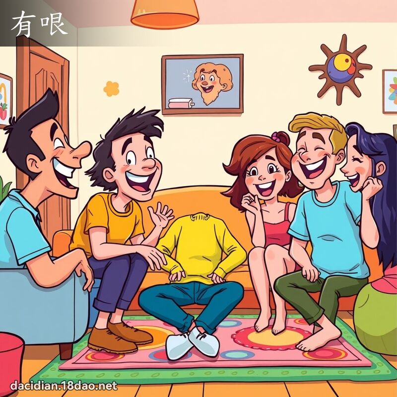 有哏 - 国语大辞典配图
