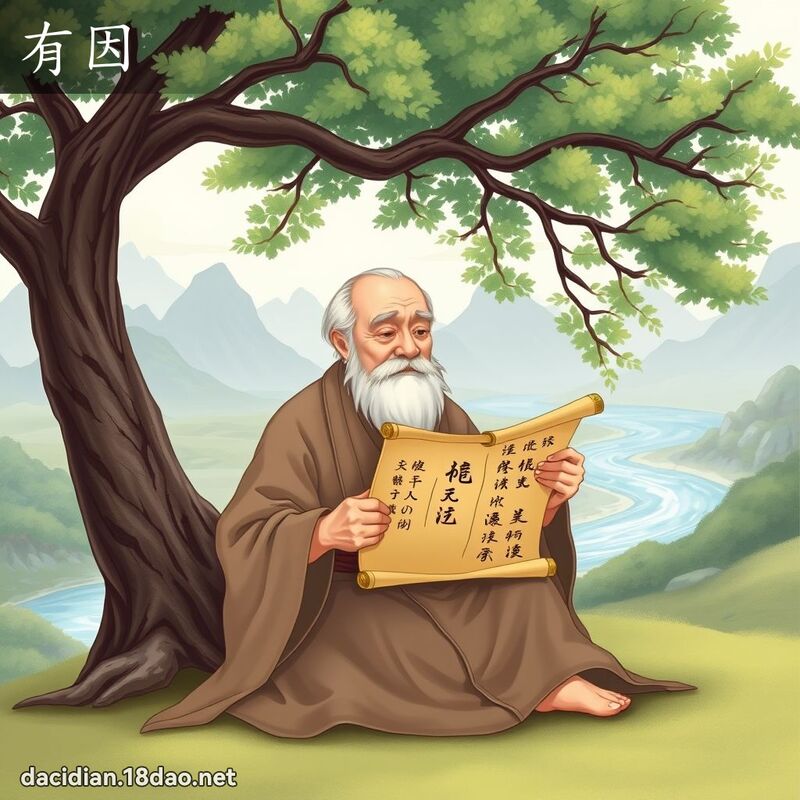 有因 - 国语大辞典配图