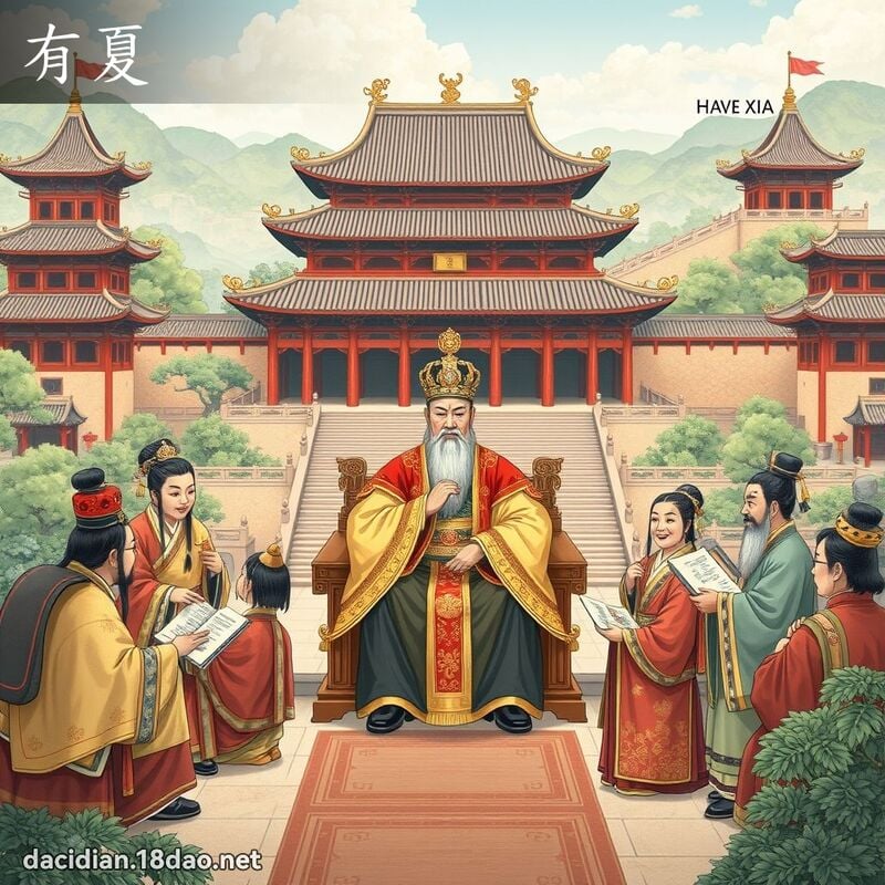 有夏 - 国语大辞典配图