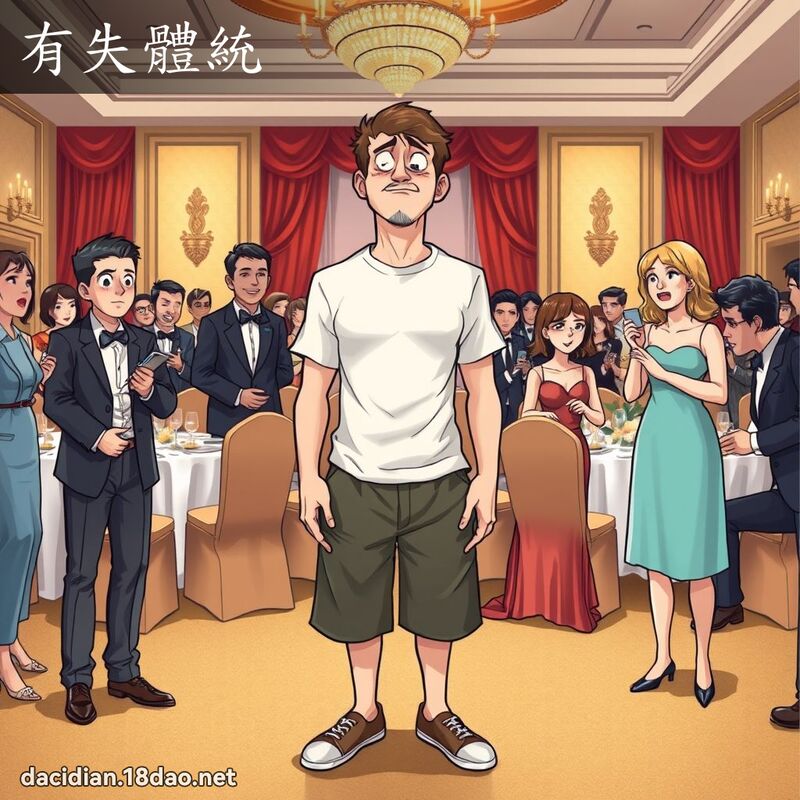 有失体统 - 国语大辞典配图