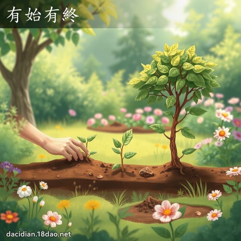 有始有终 - 国语大辞典配图