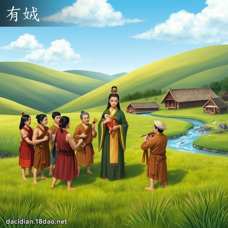有娀 - 国语大辞典配图