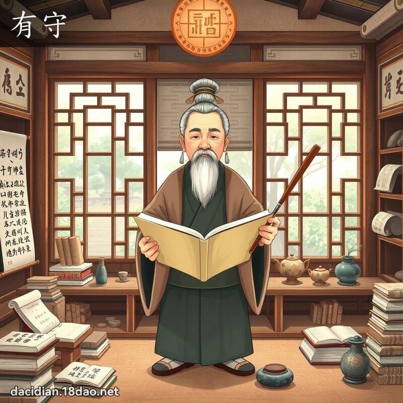 有守 - 国语大辞典配图