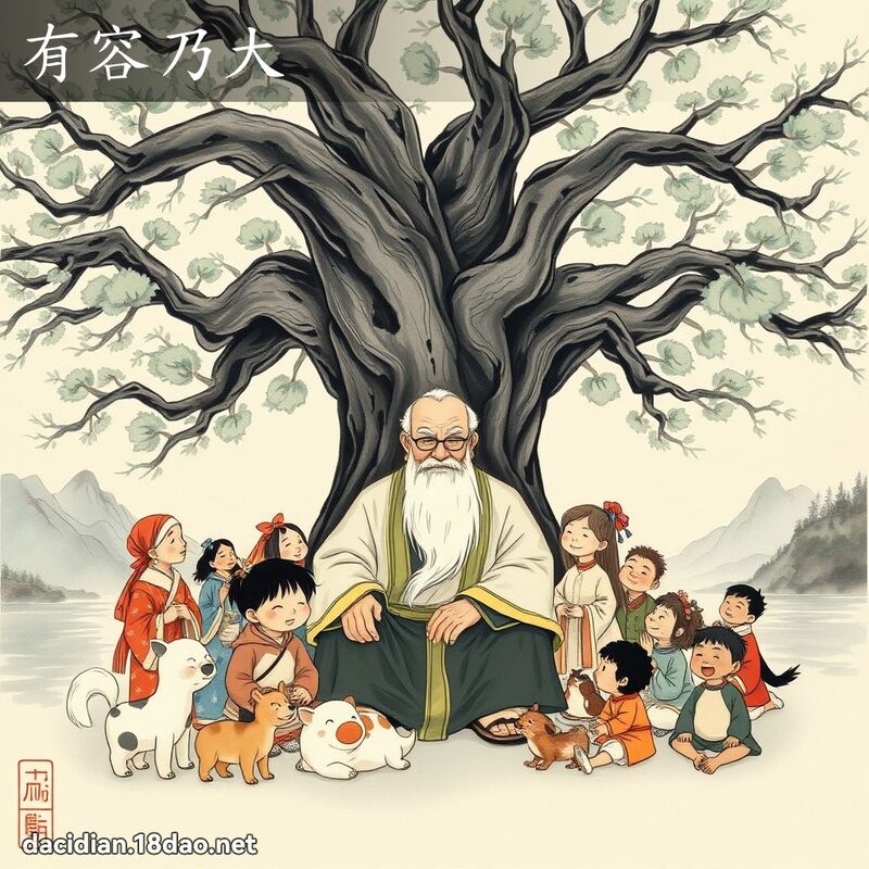 有容乃大 - 國語大辭典配圖
