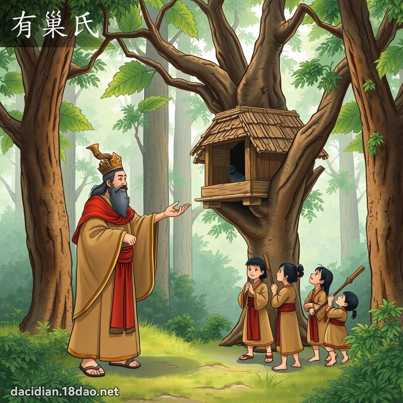 有巢氏 - 国语大辞典配图