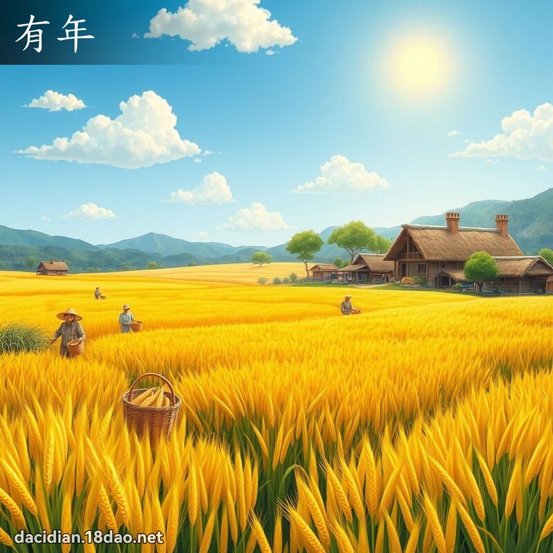 有年 - 国语大辞典配图