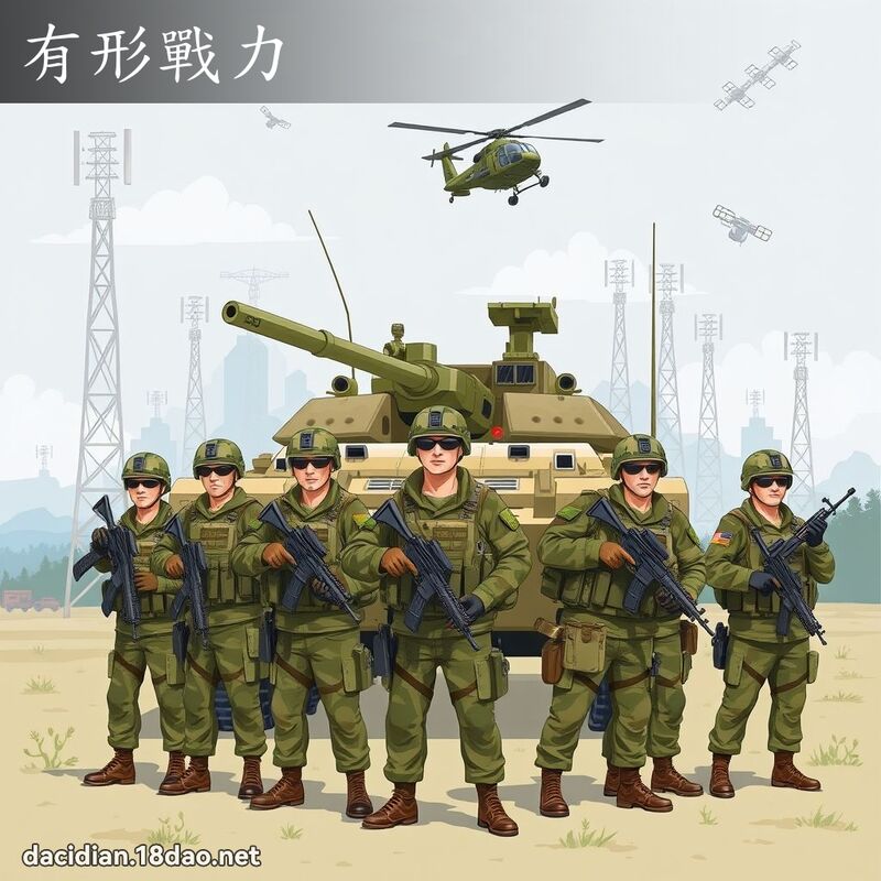 有形战力 - 国语大辞典配图