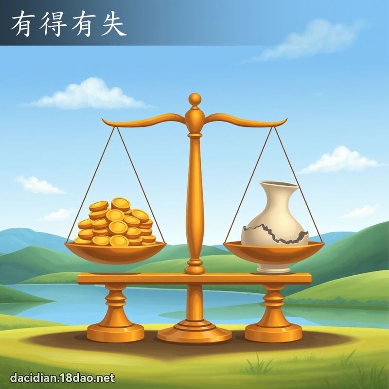 有得有失 - 国语大辞典配图