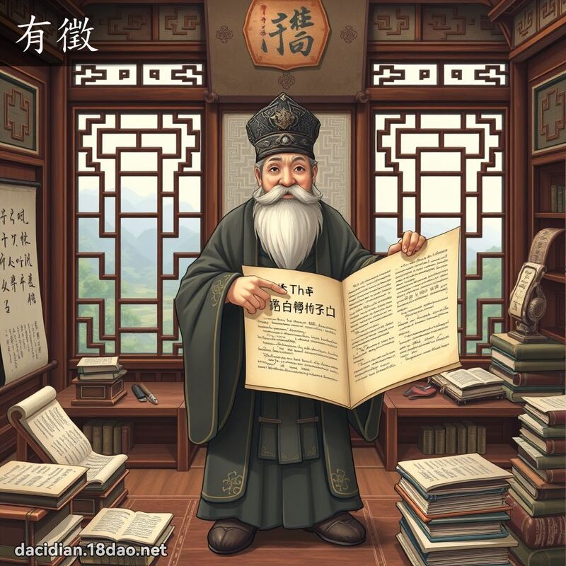 有征 - 国语大辞典配图