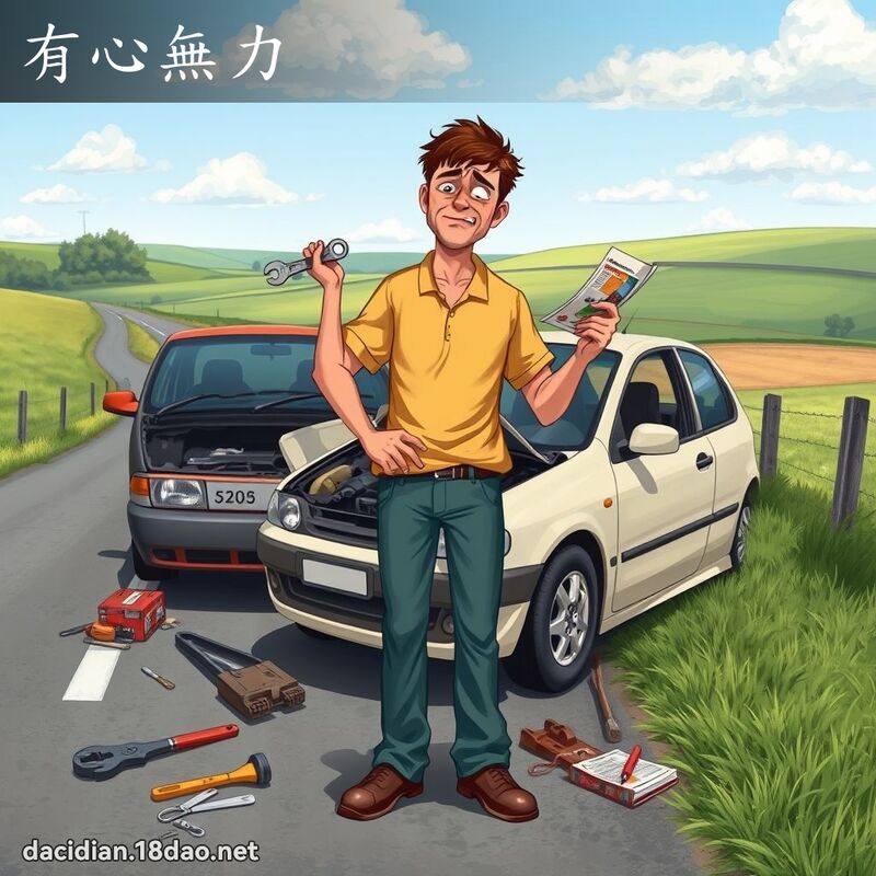 有心无力 - 国语大辞典配图