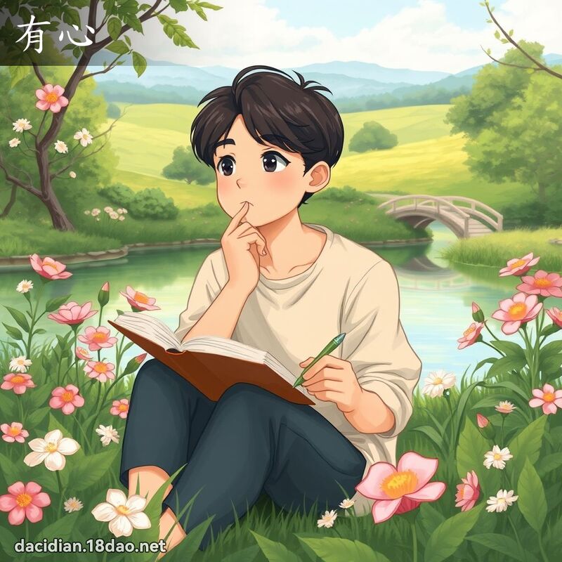 有心 - 国语大辞典配图