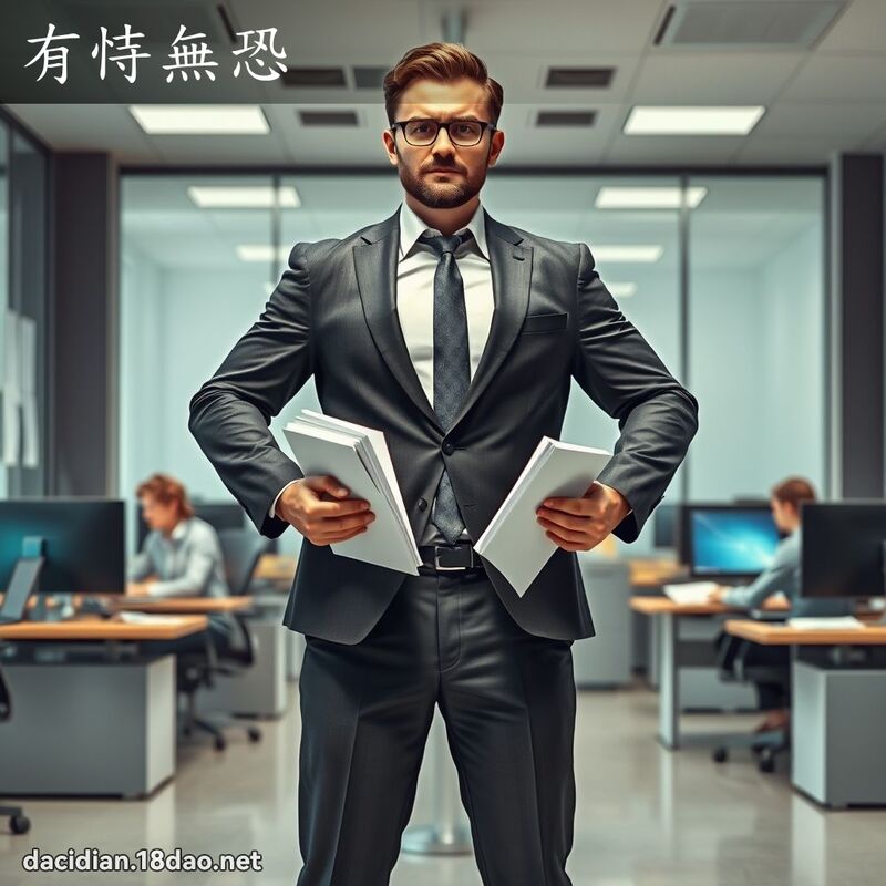有恃無恐 - 國語大辭典配圖